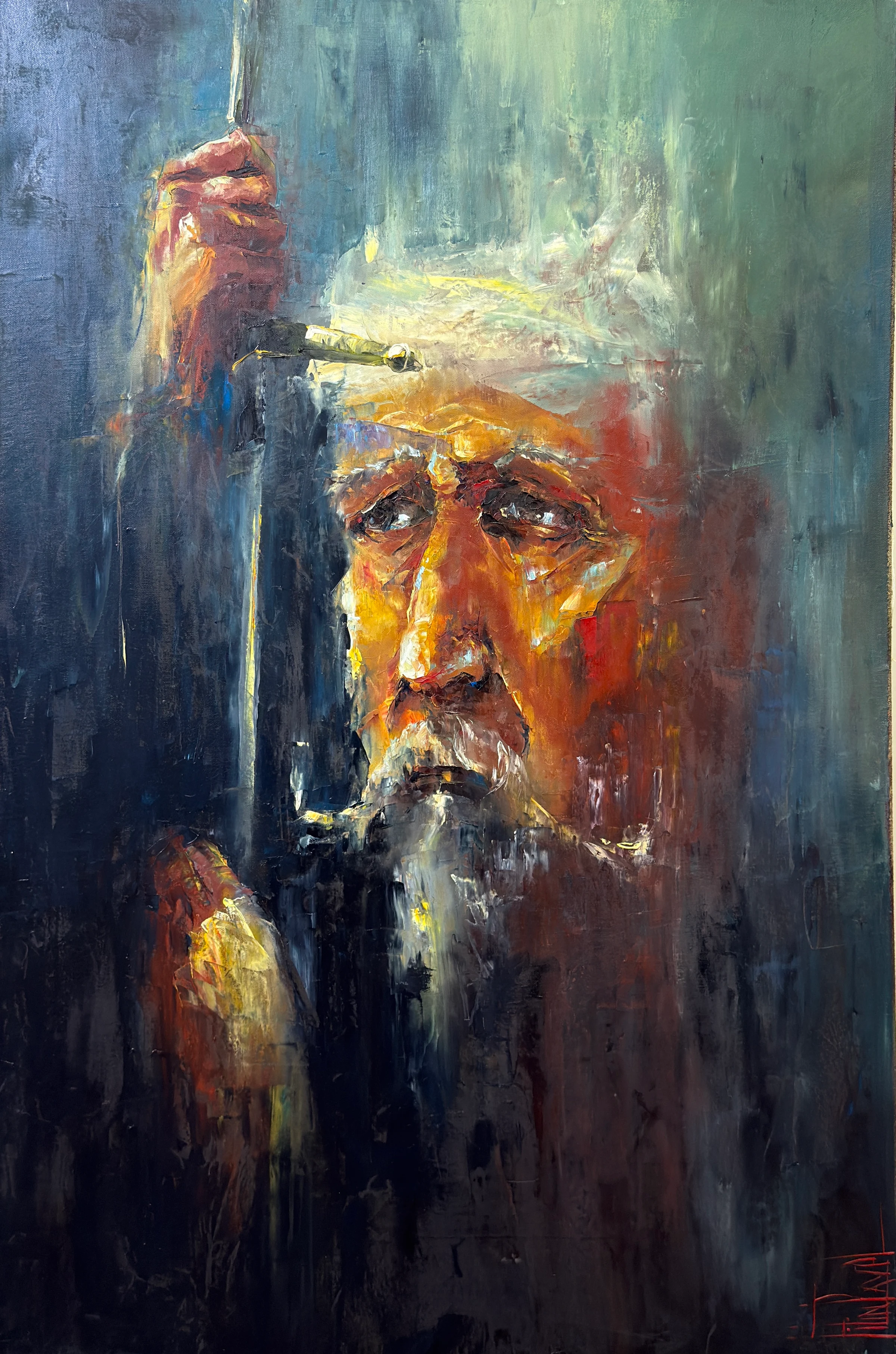 don quijote – Ölgemälde von Pavel Filin