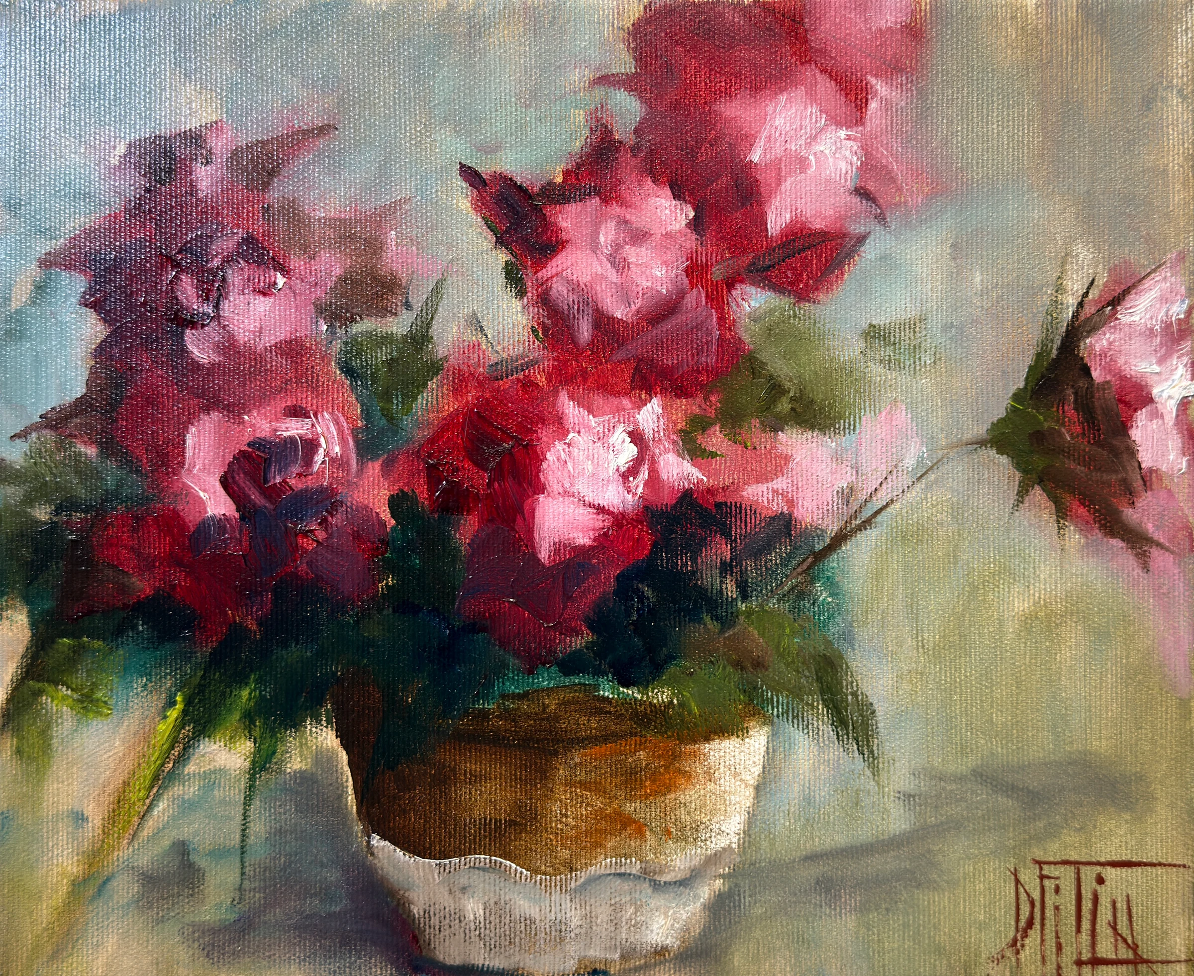 blumenetüde 2 – Ölgemälde von Pavel Filin