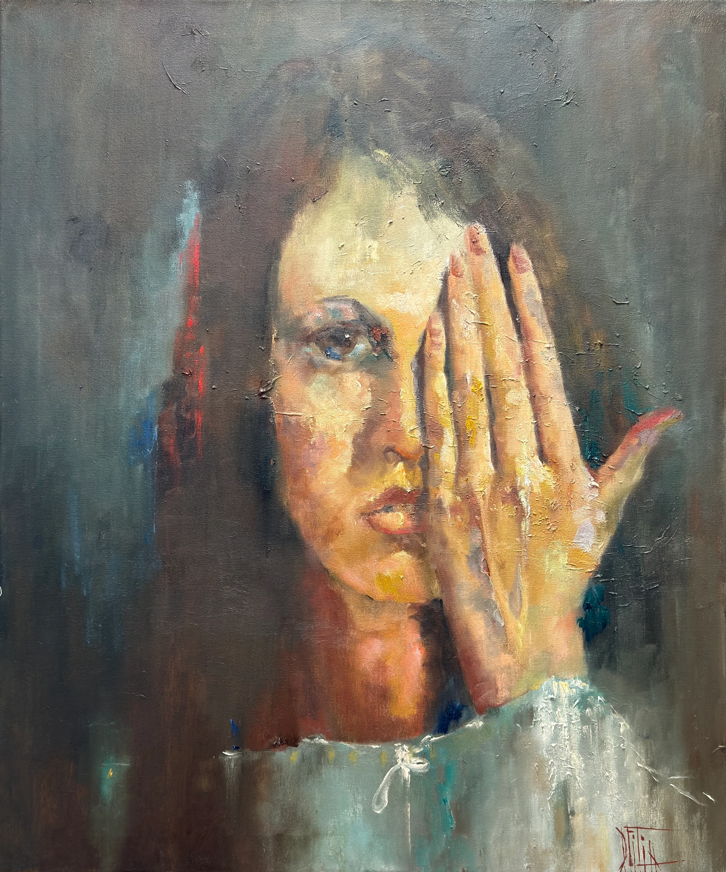 verborgen – Ölgemälde von Pavel Filin